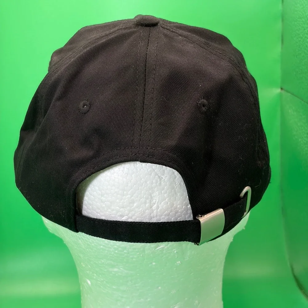 Tiger Balm Baseball Cap Black Embroidered Logo Adjustable Advertising Promo Hat